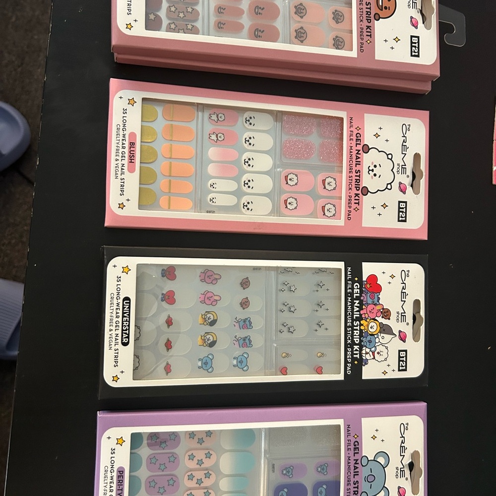 Brand new The Crème shop gel nail strip 5 packs